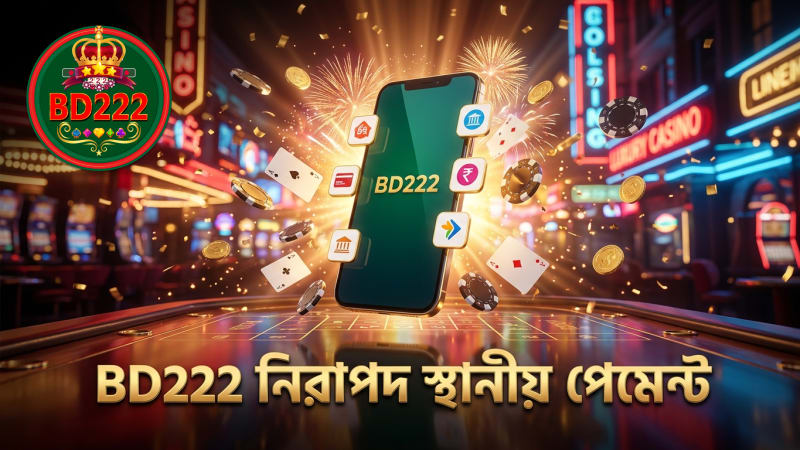 BD222 প্ল্যাটফর্মে নিরাপদ ও স্থানীয় পেমেন্ট মেথড ব্যবহারের সুবিধা