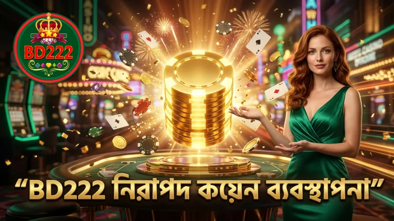 নিরাপদ কয়েন ব্যবস্থাপনা BD222 প্ল্যাটফর্মে অপরিহার্য।
