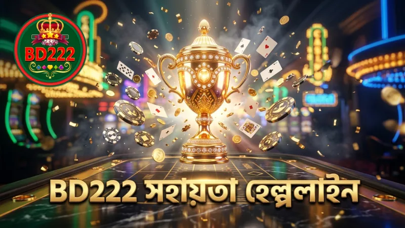 নিরাপদ গেমিং এর জন্য BD222 হেল্পলাইন লিঙ্ক ব্যবহৃত হচ্ছে
